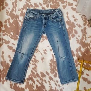 Miss Me's Cuffed Capris